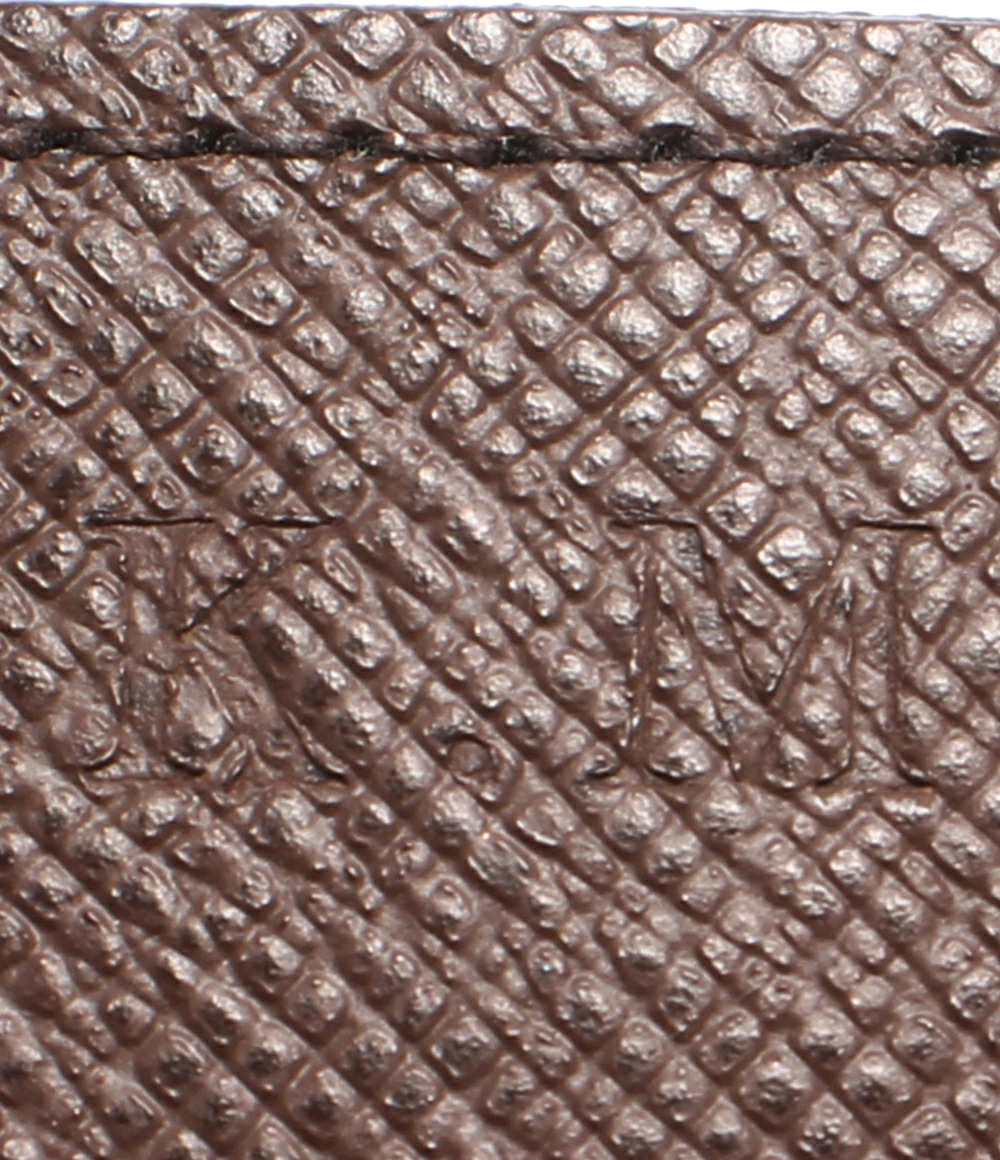 Louis Vuitton Card Case Wallet Envelope Carte De Canvas Leather Brown - Picture 7 of 8